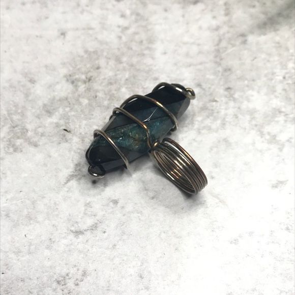 ALDO Granite Silver Wrapped Boho Maximalist Ring - Picture 4 of 6